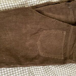J crew vintage straight  Brown Corduroy Pants 34*32